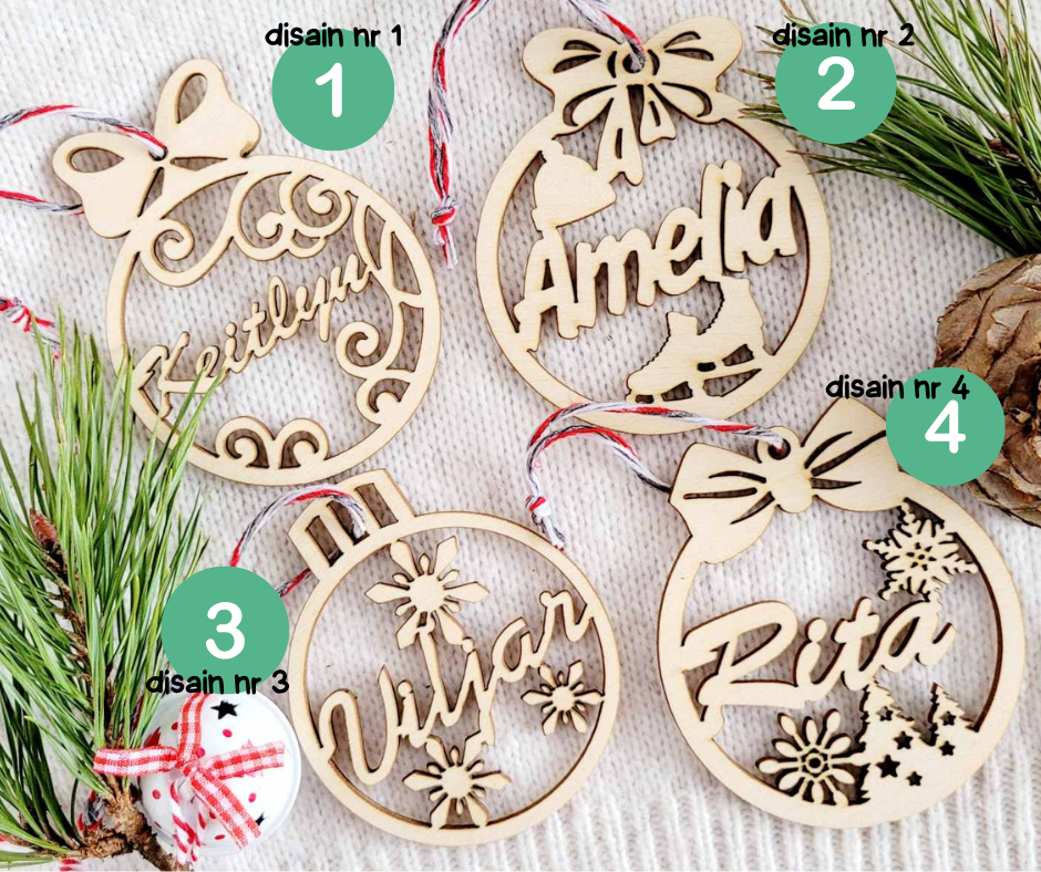 Nimeline puidust kuuseehe - Image 2