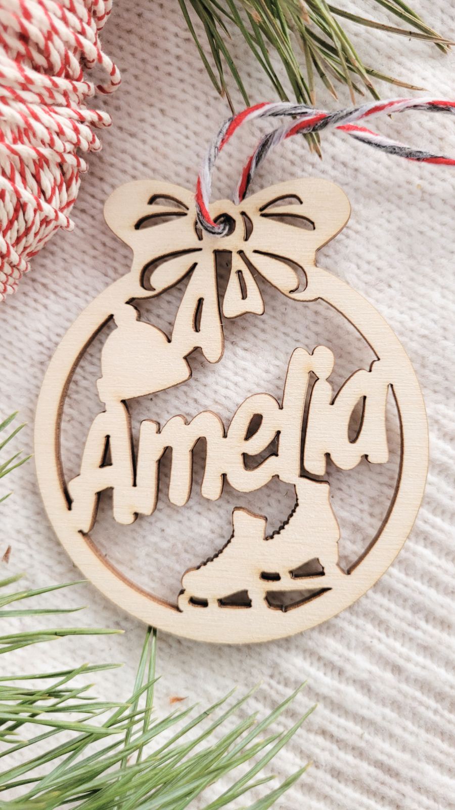 Nimeline puidust kuuseehe - Image 4