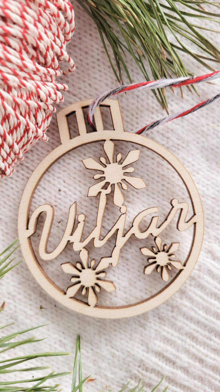 Nimeline puidust kuuseehe - Image 5