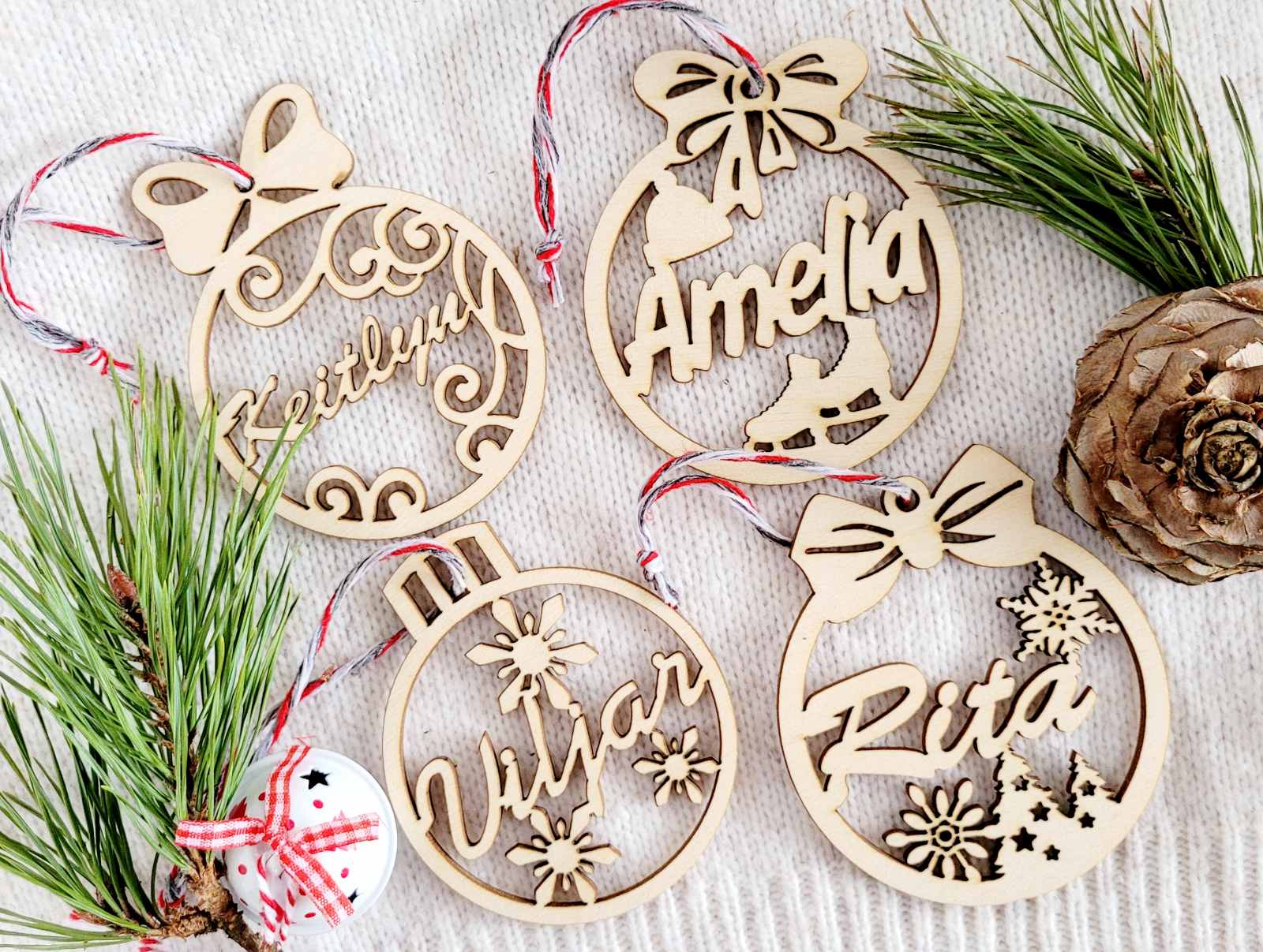 Nimeline puidust kuuseehe - Image 1